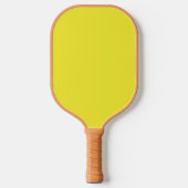Verbeter uw ontwerp met gele achtergrond pickleball paddle (Voorkant)