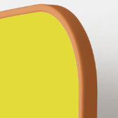 Verbeter uw ontwerp met gele achtergrond pickleball paddle (Links Detail)