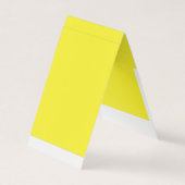 Verbeter uw ontwerp met gele achtergrond visitekaartje (Voorkant)