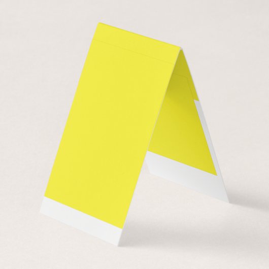 Verbeter uw ontwerp met gele achtergrond visitekaartje (Voorkant)