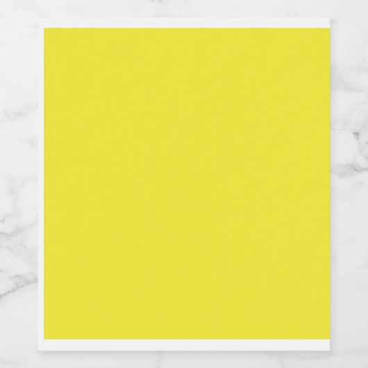 Verbeter uw ontwerp met gele achtergrond wijn etiket (Enkel label)