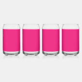 Verbeter uw ontwerp met roze achtergrond blikvorm glas (Achterkant)