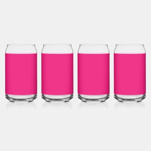 Verbeter uw ontwerp met roze achtergrond blikvorm glas (Achterkant)