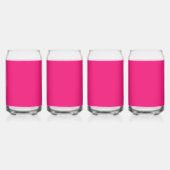 Verbeter uw ontwerp met roze achtergrond blikvorm glas (Voorkant)
