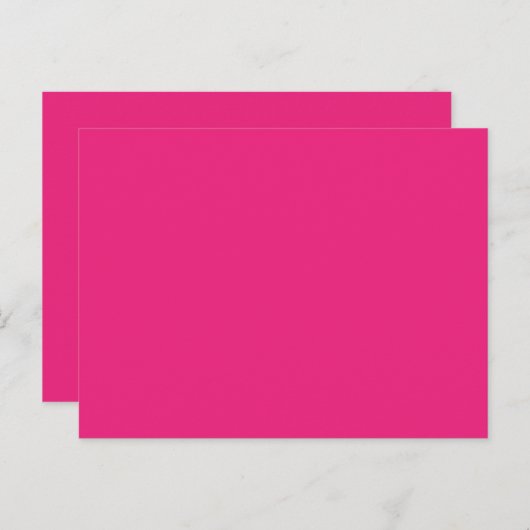 Verbeter uw ontwerp met roze achtergrond briefkaart (Voorkant / Achterkant)