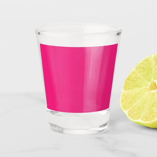 Verbeter uw ontwerp met roze achtergrond shot glas (Voorkant)