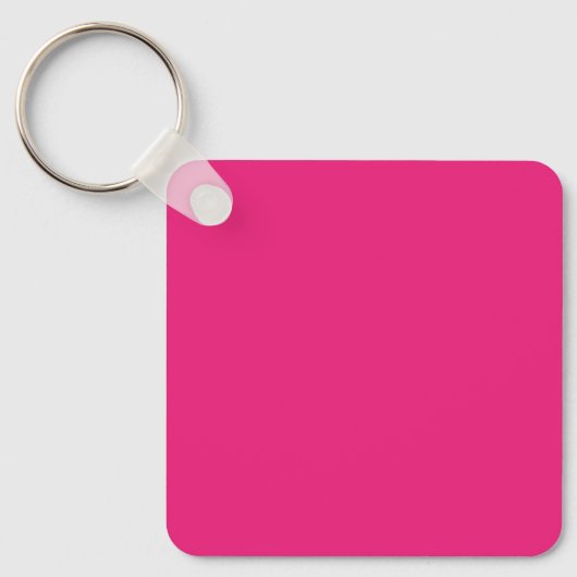 Verbeter uw ontwerp met roze achtergrond sleutelhanger (Voorkant)
