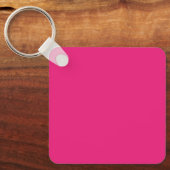 Verbeter uw ontwerp met roze achtergrond sleutelhanger (Voorkant)