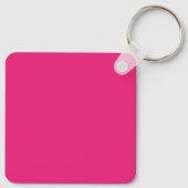 Verbeter uw ontwerp met roze achtergrond sleutelhanger (Achterkant)