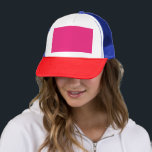 Verbeter uw ontwerp met roze achtergrond trucker pet<br><div class="desc">Creëer is een minimalistische esthetiek met een roze en zwart design element. Deze elegante achtergrond combineert moderne stijl en eenvoudige chique voor een creatief, stijlvol behang!</div>