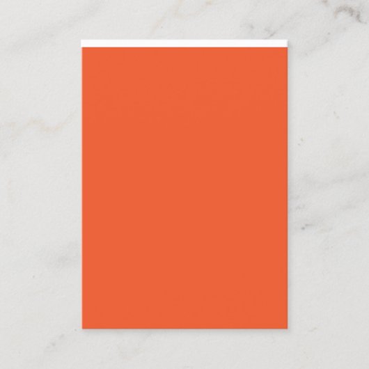 Verbeter uw ruimte met een opvallend Sinaasappel Visitekaartje (Voorkant)