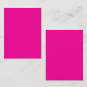 Verbeter uw ruimte met een roze achtergrond visitekaartje (Voorkant / Achterkant)