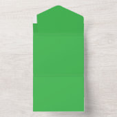 Verbeter uw website met een groene achtergrond all in one uitnodiging (Binnen)