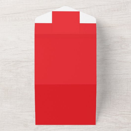 Verbeter uw websitebanner met rode achtergrond all in one uitnodiging (Buitenkant)