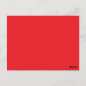 Verbeter uw websitebanner met rode achtergrond briefkaart (Achterkant)