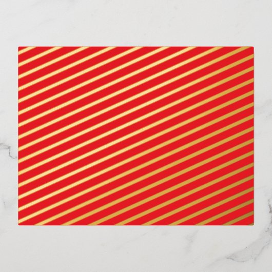 Verbeter uw websitebanner met rode achtergrond folie feestdagen briefkaart (Voorkant)