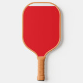 Verbeter uw websitebanner met rode achtergrond pickleball paddle (Achterkant)