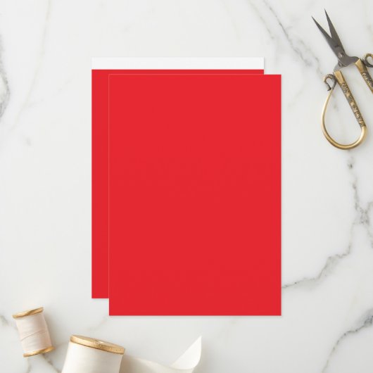 Verbeter uw websitebanner met rode achtergrond programmakaart (Voorkant / Achterkant in situ)