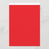 Verbeter uw websitebanner met rode achtergrond programmakaart (Achterkant)