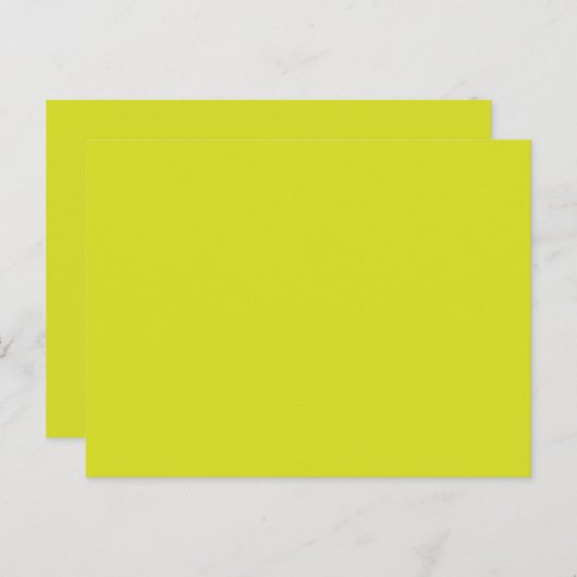 Verbeter uw websiteontwerp met een gele achtergron briefkaart (Voorkant / Achterkant)