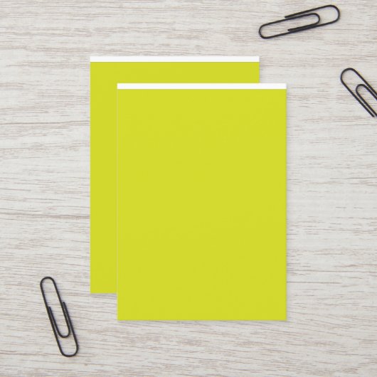 Verbeter uw websiteontwerp met een gele achtergron visitekaartje (Voorkant / Achterkant in situ)