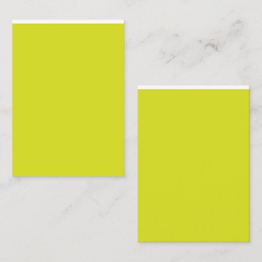 Verbeter uw websiteontwerp met een gele achtergron visitekaartje (Voorkant / Achterkant)