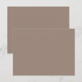 Verbeter uw woonkamer stijl met een bruin briefkaart (Voorkant / Achterkant)