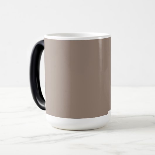 Verbeter uw woonkamer stijl met een bruin magische mok (Voorkant links)