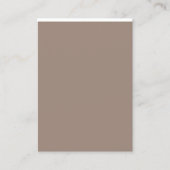 Verbeter uw woonkamer stijl met een bruin visitekaartje (Voorkant)