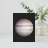 VERBETERD afbeelding Jupiter Cassini flyby NASA Briefkaart (Staand voorkant)