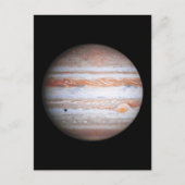 VERBETERD afbeelding Jupiter Cassini flyby NASA Briefkaart (Voorkant)