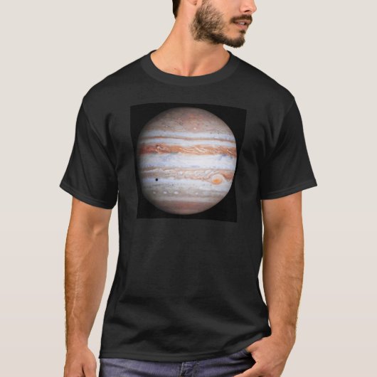 VERBETERD afbeelding Jupiter Cassini flyby NASA T-shirt (Voorkant)