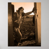 Verbeterd portret van Edward M. Thomas Poster (Voorkant)