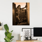 Verbeterd portret van Edward M. Thomas Poster (Thuiskantoor)