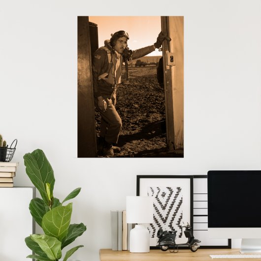 Verbeterd portret van Edward M. Thomas Poster (Thuiskantoor)