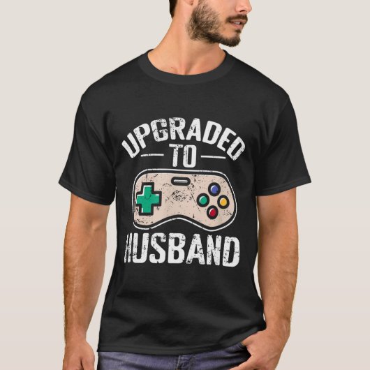 Verbeterde Echtgenoot Grafische Kunst T-shirt (Voorkant)