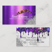 Verbeterde functies met permanente make-up visitekaartje (Voorkant / Achterkant)