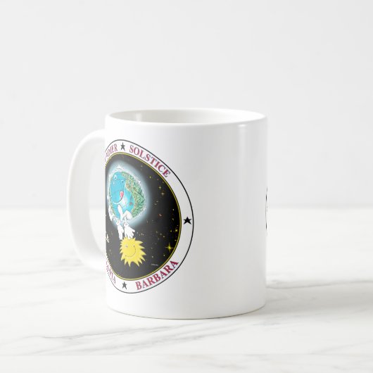 Verbeterde Mok Santa Barbara Solstice (Voorkant links)
