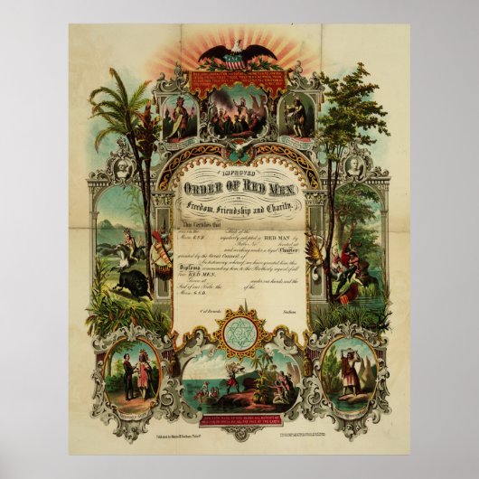 Verbeterde orde van de Rode Mannen in vrijheid [18 Poster (Voorkant)