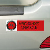 Verbeterde, pas aan, overhaal Bumpersticker (Op auto)