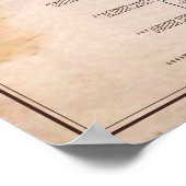 Verbeterde periodieke lijst van elementen poster (Hoek)