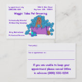 Verbeterde selectie en Visitekaartje Afsprakenkaartje (Voorkant / Achterkant)