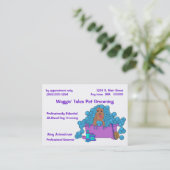 Verbeterde selectie en Visitekaartje Afsprakenkaartje (Staand voorkant)