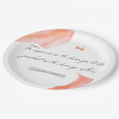 Verbeteren is veranderen papieren bordje (Gekanteld)