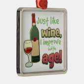 Verbeteren met schimmelwijn metalen ornament (Rechts)