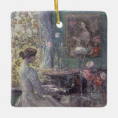 Verbetering door Frederick Childe Hassam Keramisch Ornament (Voorkant)