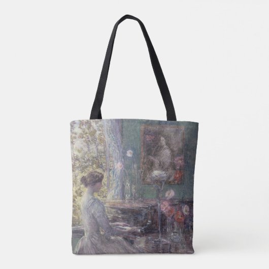 Verbetering door Frederick Childe Hassam Tote Bag (Achterkant)