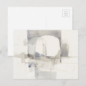 Verbetering I grijze Abstracte afdrukken Briefkaart (Voorkant / Achterkant)