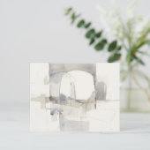 Verbetering I grijze Abstracte afdrukken Briefkaart (Staand voorkant)