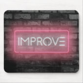 VERBETERING Muismat roze neonteken (Voorkant)